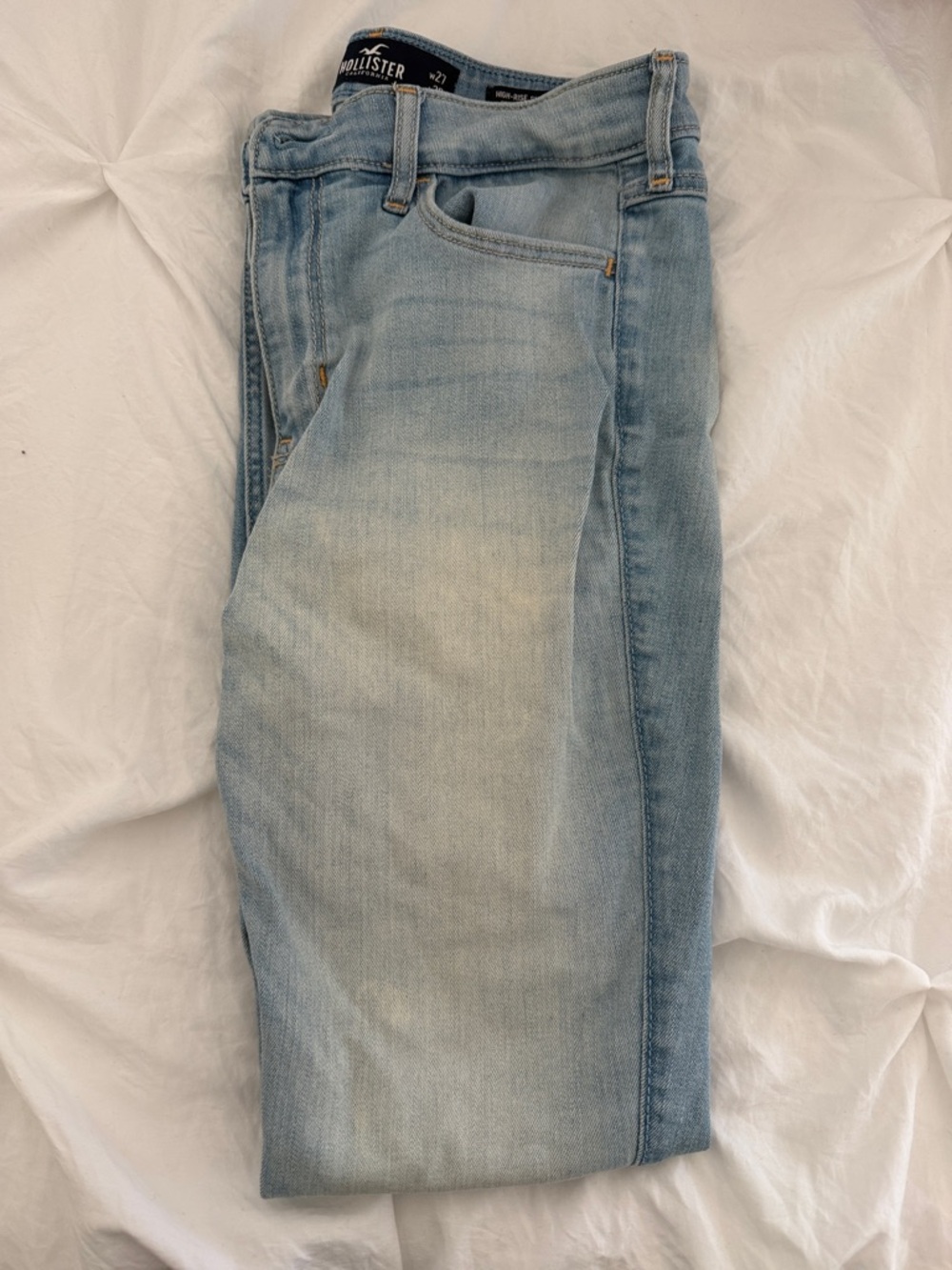 Hollister Women’s Light Blue Slim Straight Jeans